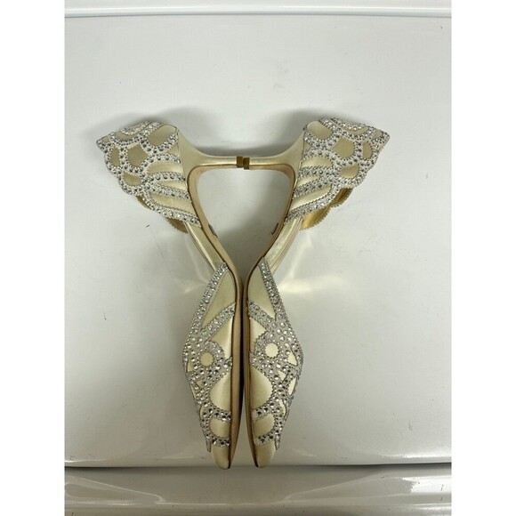 ✨👠 Badgley Mischka Ginny Pointed Toe D’Orsay Evening Heels 👠✨ - Picture 3 of 6